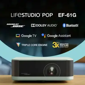 Epson Lifestudio Pop EF-61G Projektorius 3LCD FHD 1920x1080, 700 lumens, USB, Wi-Fi, BT, Ice Green