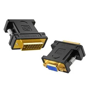 UGREEN 20122 adapteris DVI - VGA juodas