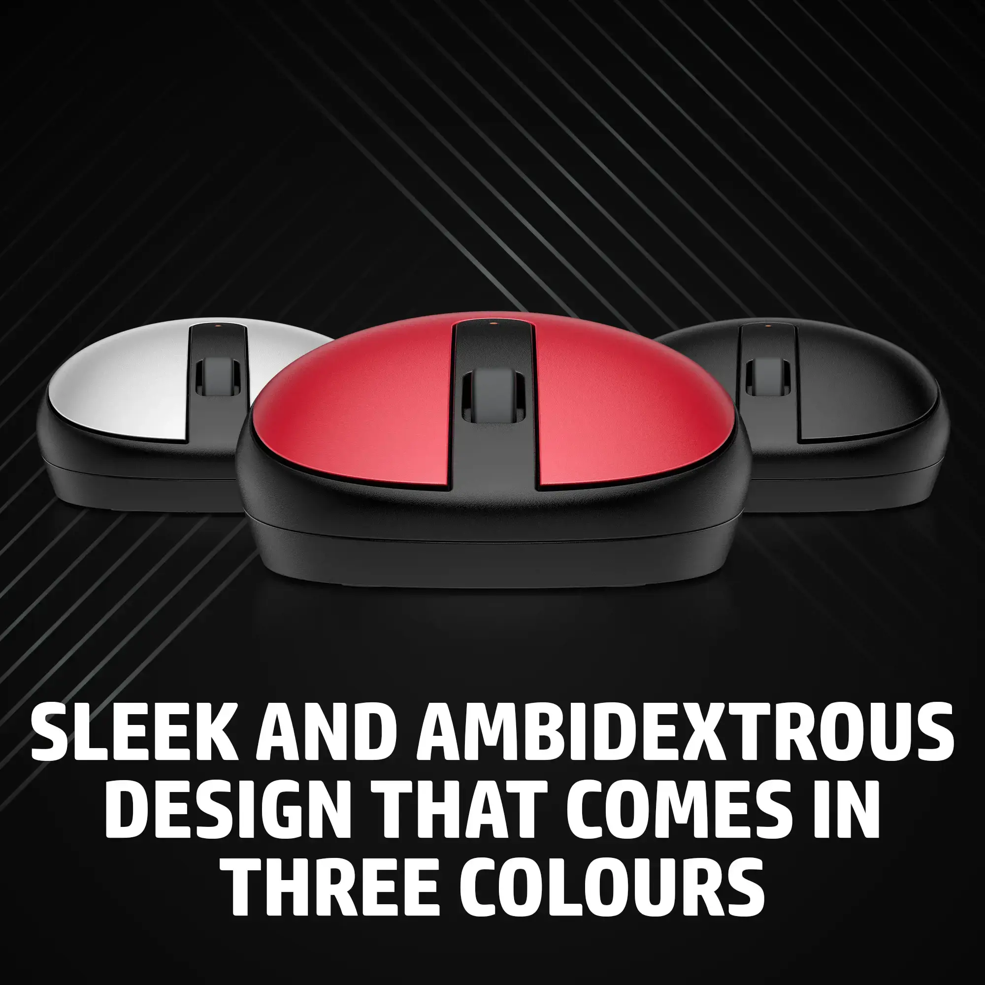 HP 240 Pike Silver Bluetooth Mouse, Ambidextrous, Optical, Bluetooth, 1600 DPI, Silver