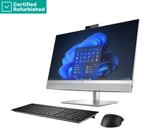 RENEW SILVER HP Elite 870 G9 AIO All-In-One 27 - i7-14700, 16GB, 512GB SSD, 27 FHD Non-Touch AG, Height Adjustable, FPR, Win 11 Pro, 1 years