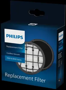 Philips XV1681, Stick vacuum, Filter, Black, White, Philips, Cordless VC 7000 & 8000 Series, 1 pc(s)