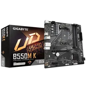 "Gigabyte B550M K 1.0", AMD, "Socket AM4", "AMD Ryzen™ 5", DDR4-SDRAM, 128 GB, DIMM