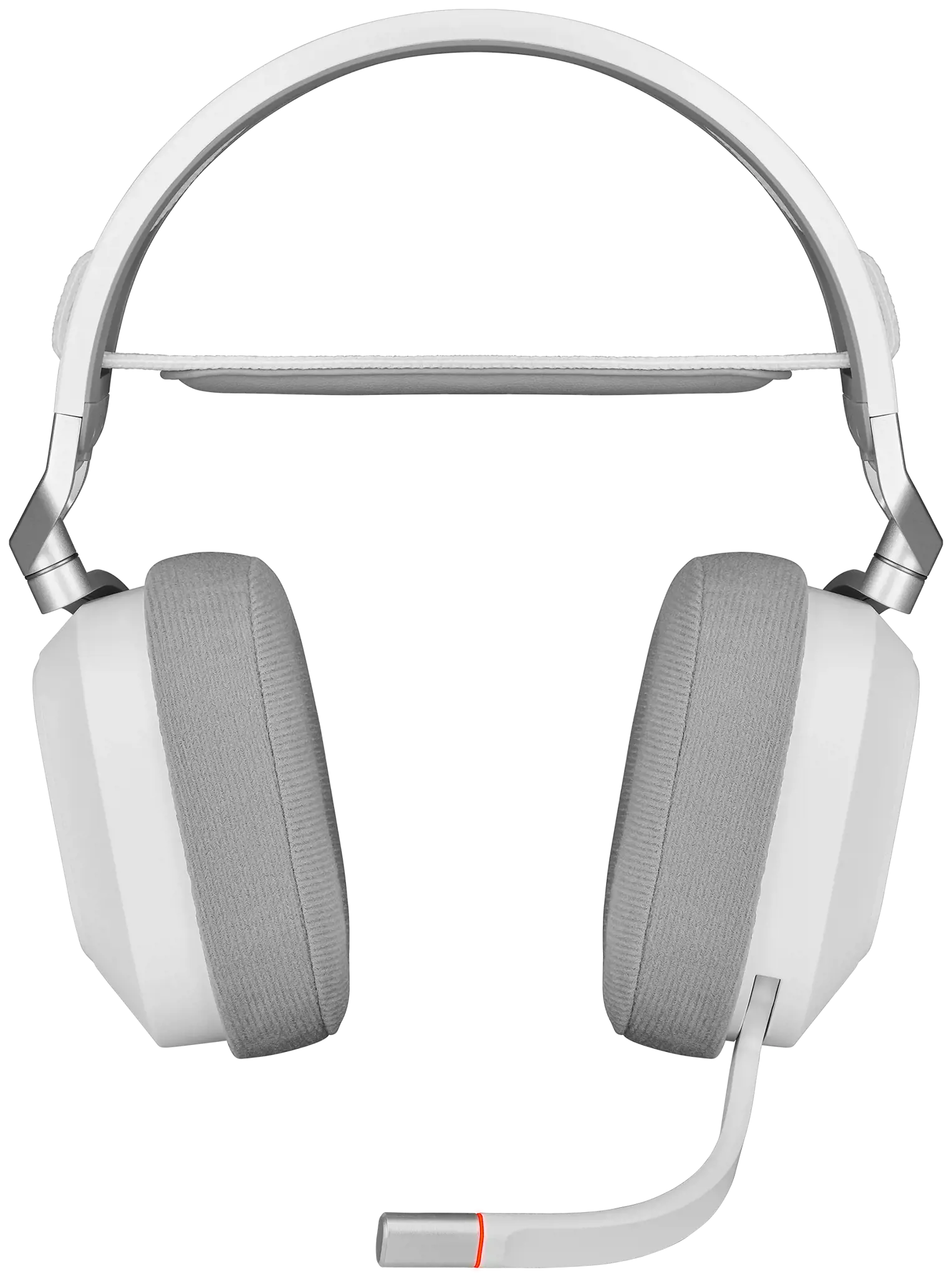 CORSAIR HS80 RGB belaidės ausinės, baltos spalvos