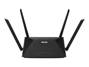 ASUS RT-AX53U, "Wi-Fi 6" (802.11ax), dviejų dažnių (2,4 GHz / 5 GHz), Ethernet LAN, 3G, juodas, stalinis maršrutizatorius