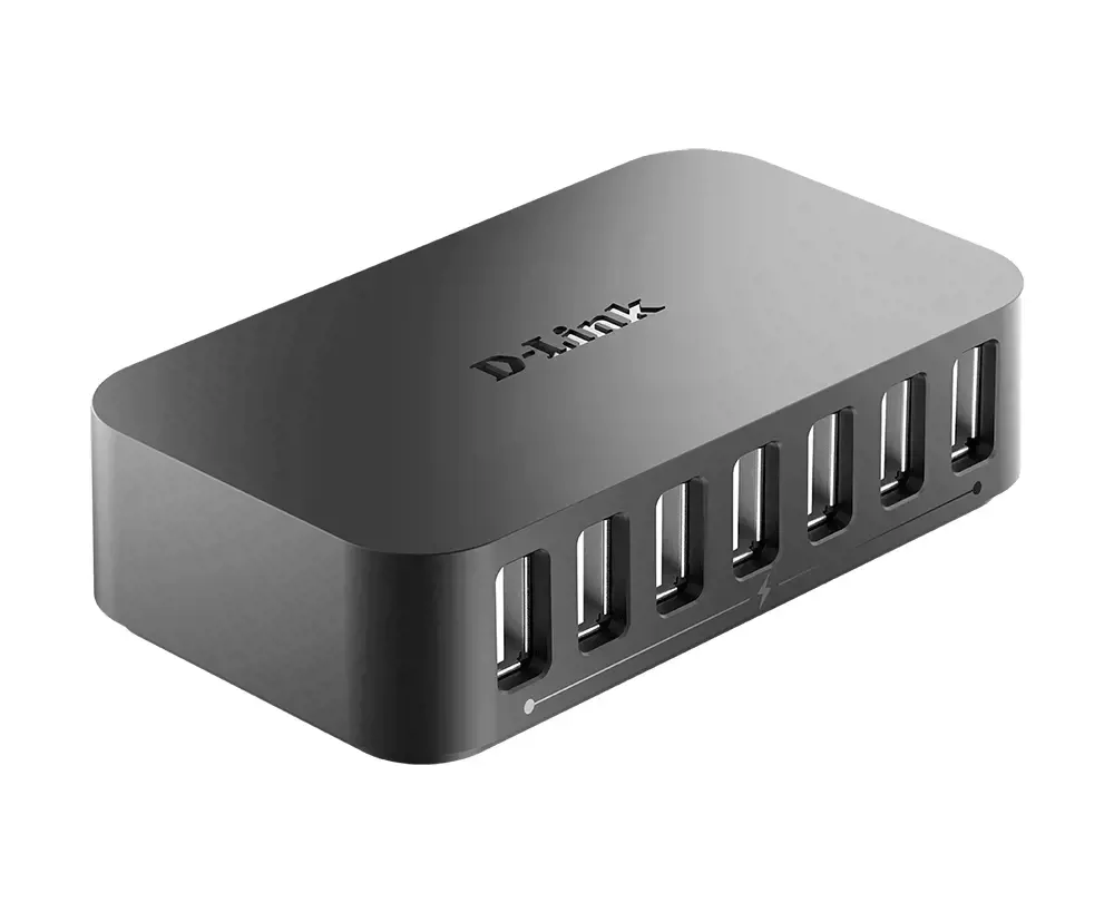 D-Link DUB-H7, USB 2.0 Type-B, USB 2.0, 480 Mbps, juoda, FCC, CE, C-Tick, VCCI, IC, RoHS, 5 V