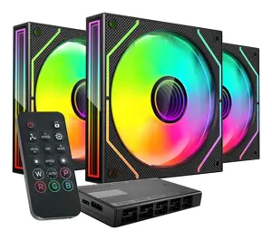 Mars Gaming MF3DPROKIT computer cooling system Computer case Fan 12 cm Black