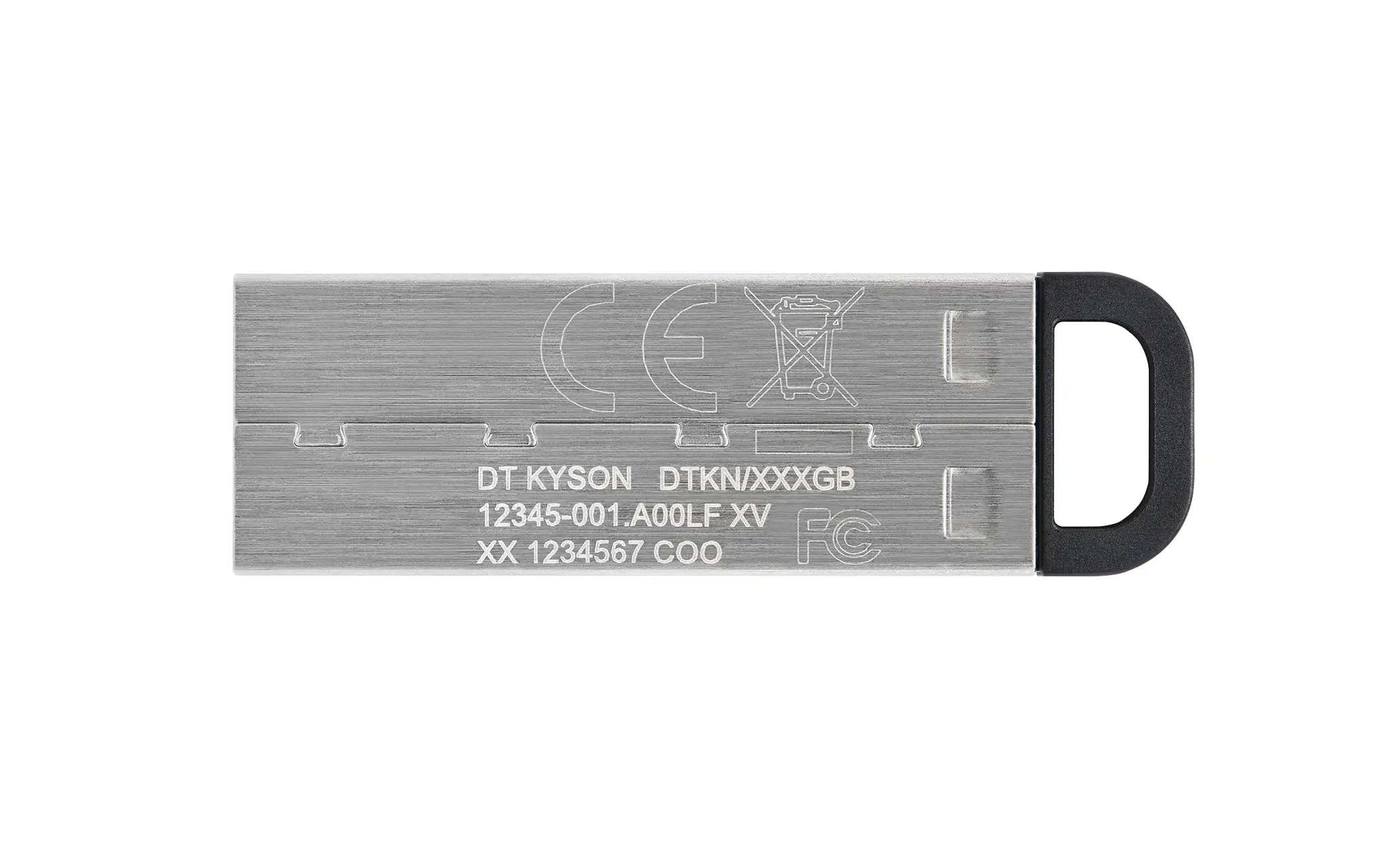 Kingston Technology DataTraveler 512GB Kyson USB Flash Drive, 512 GB, USB Type-A, 3.2 Gen 1 (3.1 Gen 1), 200 MB/s, Capless, Silver