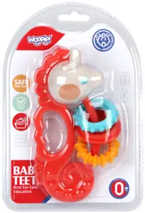 WOOPIE BABY sensorinis žaislas 2in1 Rattle Teether