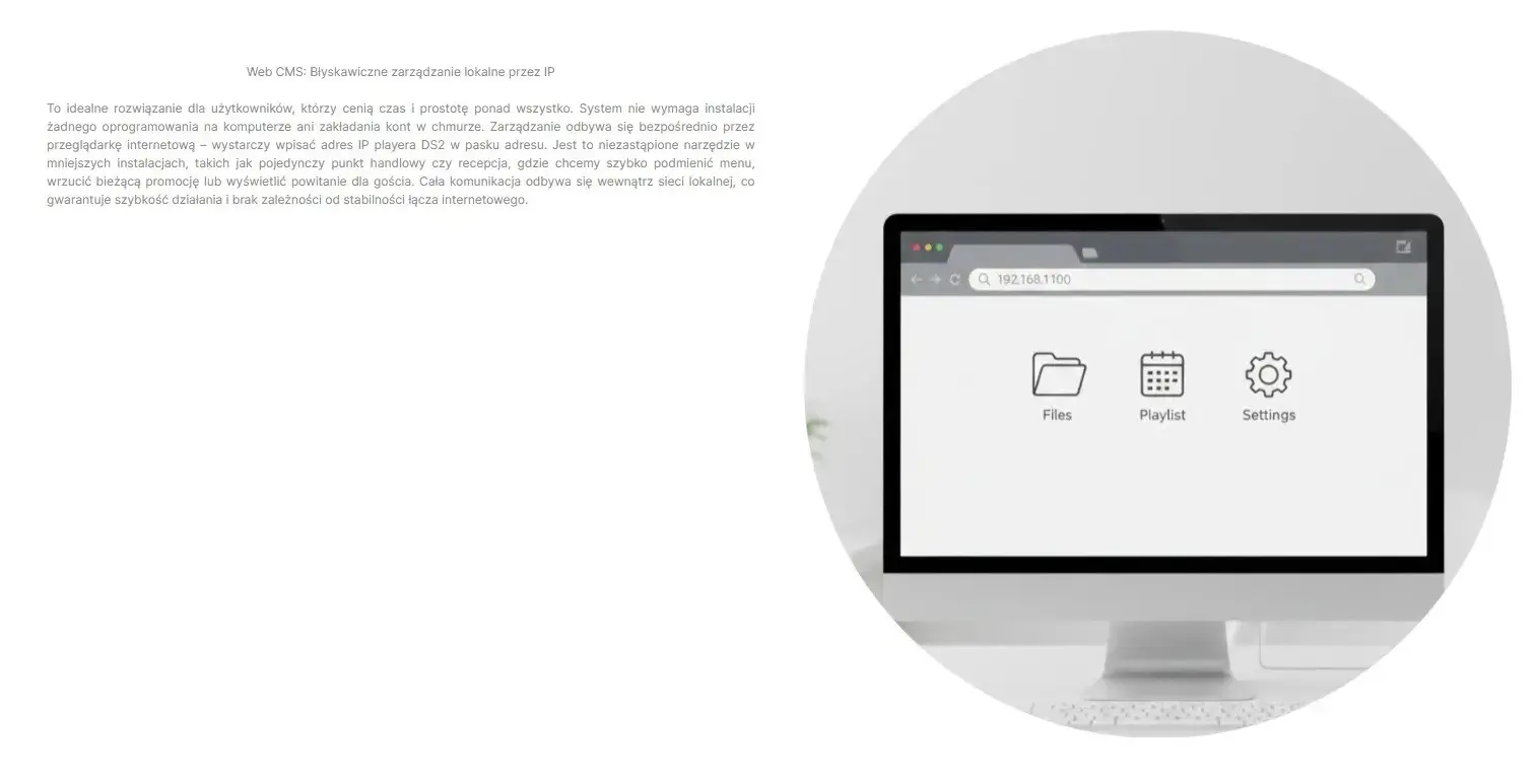 Avtek DS2 75" information display
