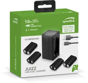 "Speedlink" įkroviklis "Juizz Xbox" USB Dual (SL-260003-BK)