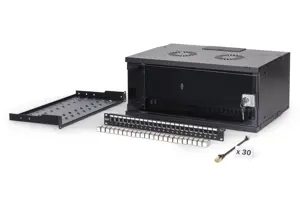 Digitus SOHO Pro network set, 483 mm (19") 4U, 540 x 400 mm | DN-49201-SET | Black