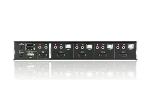 ATEN CS1794-AT-G ATEN CS1794 4-Port HDMI USB 2.0 KVMP Switch, 4x HDMI Cables, 2-port Hub,HD Audio
