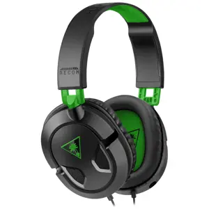 "Turtle Beach Recon 50X White" žaidimų ausinės "Xbox" ir "Xbox Series X|S", laidinės, žaidimų, 20 - 20000 Hz, 530,7 g, ausinės, juodos, žalios spalvos