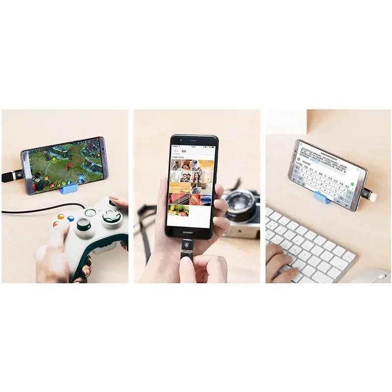 Adapteris Baseus USB C kištukas - USB A lizdas, OTG funkcija