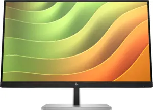 HP E24u G5, 60,5 cm (23,8"), 1920 x 1080 taškų, "Full HD", LCD, 5 ms, juoda, sidabrinė