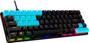 "HyperX" guminiai klavišų dangteliai, klaviatūros dangtelis, termoplastinis elastomeras (TPE), 1,4 mm, mėlynas