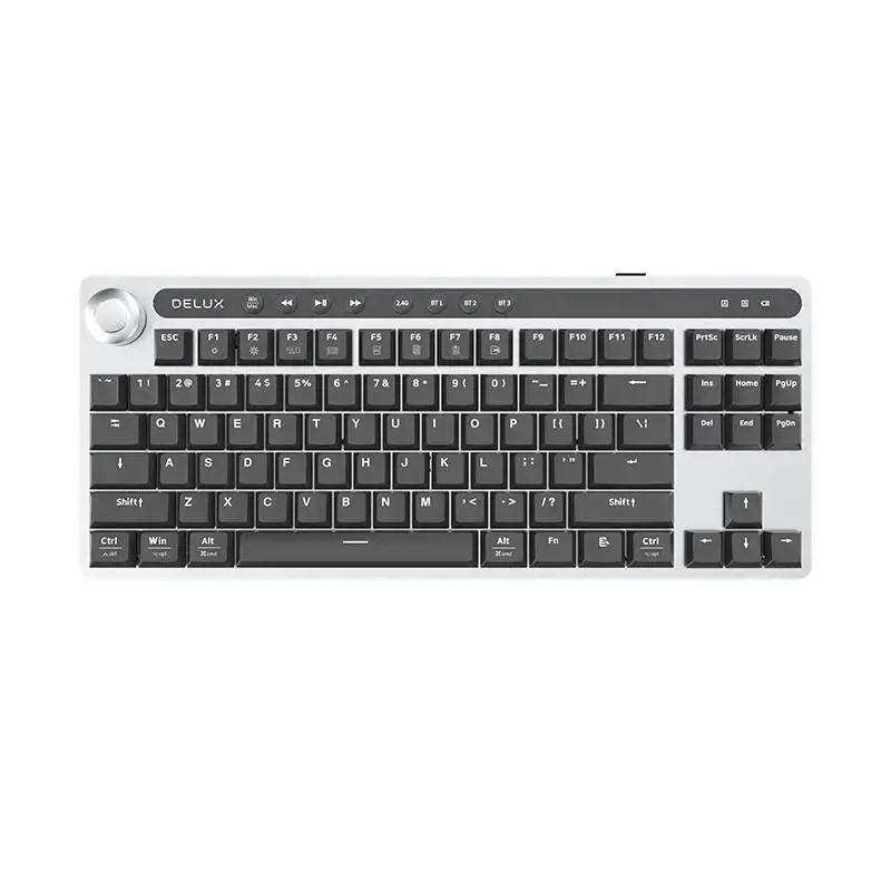Wireless mechanical keyboard Delux KS200D (Grey)