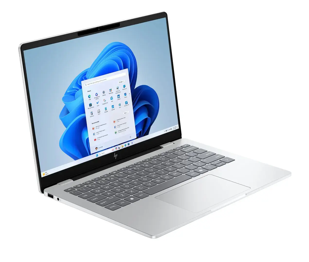 HP OmniBook 7 AI 14-fr0003nw Intel Core Ultra 5 225U Laptop 35.6 cm (14") 2K Display 16 GB LPDDR5 SDRAM 512 GB SSD Wi-Fi 6E (802.11ax) Windows 11 Pro AI PC Silver