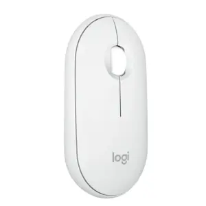 "Logitech Pebble 2 M350s", dvipusis, optinis, RF belaidis + "Bluetooth", 4000 DPI, baltas