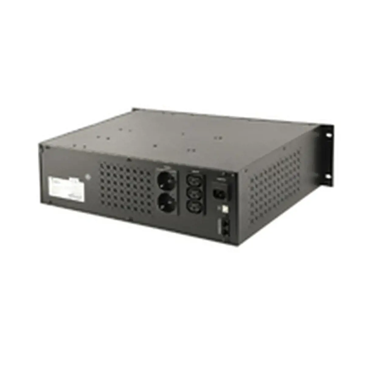 GEMBIRD UPS-RACK-2000 UPS 19 colių 3.4U 2000VA 2xIEC 2x Schuko USB LCD