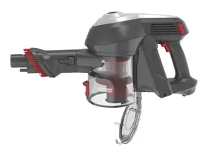 Hoover HF122GPT 011, Bagless, Titanium, 0.9 L, Rubber, Dry, Cyclonic, Fabric