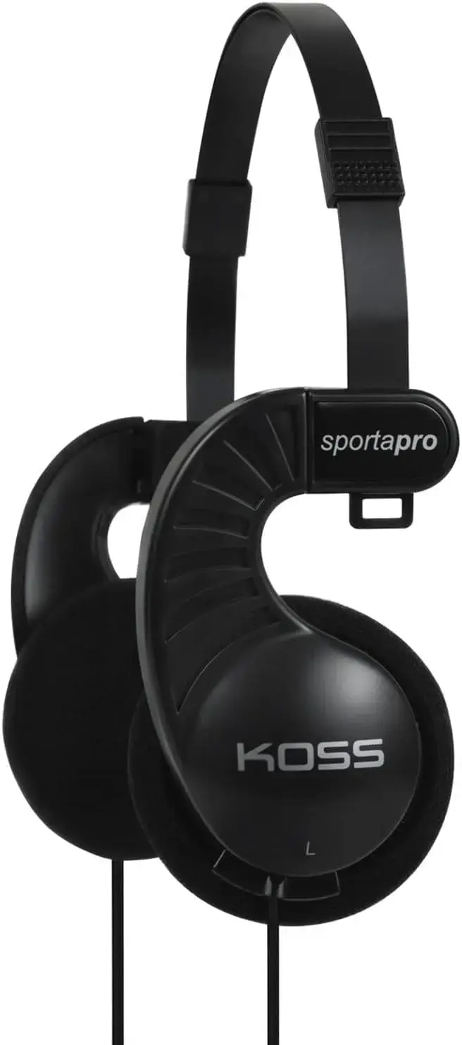 "Koss" ausinės SPORTA PRO laidinės, 3,5 mm, 3,5 mm, juodos spalvos