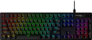 "HyperX" pilnas klavišų rinkinys, klaviatūros dangtelis, 1,5 mm, juodas