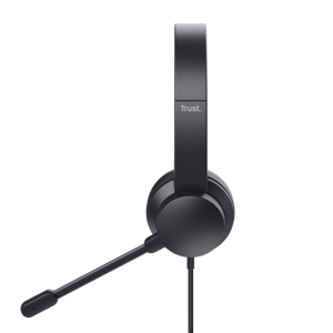 Trust Ayda, Wired, Calls/Music, 20 - 20000 Hz, 155 g, Headset, Black