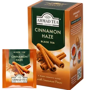 Juodoji arbata AHMAD  CINNAMON TEA 20 vokelių su siūlu po 2 g