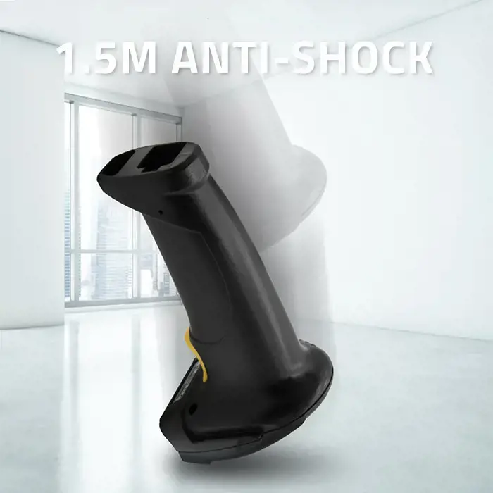 QOLTEC 50876 Lazerinis skeneris 1D USB juodas