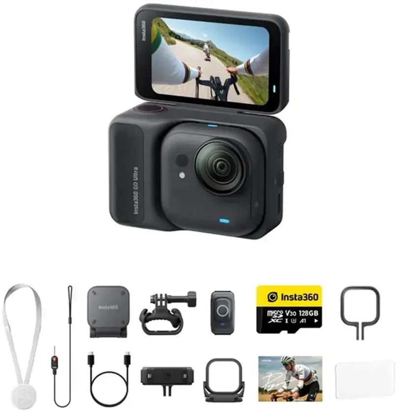 Insta360 GO Ultra Premium Cycling Bundle, black