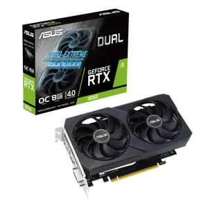 Vaizdo plokštė ASUS GeForce RTX 3050 8 GB, GDDR6, 128 bitai, 90YV0GH6-M0NA00