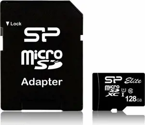SILICONPOW SP128GBSTXBU1V10SP Silicon Power atminties kortelė Micro SDXC 128GB Class 10 Elite UHS-1…