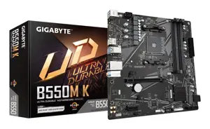 Mainboard GIGABYTE AMD B550 SAM4 Micro-ATX Memory DDR4 Memory slots 4 1xPCI-Express 3.0 1x 1xPCI-Ex…