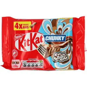 Batonėliai KITKAT Chunky Funky, šokoladiniai 4 x 32 g
