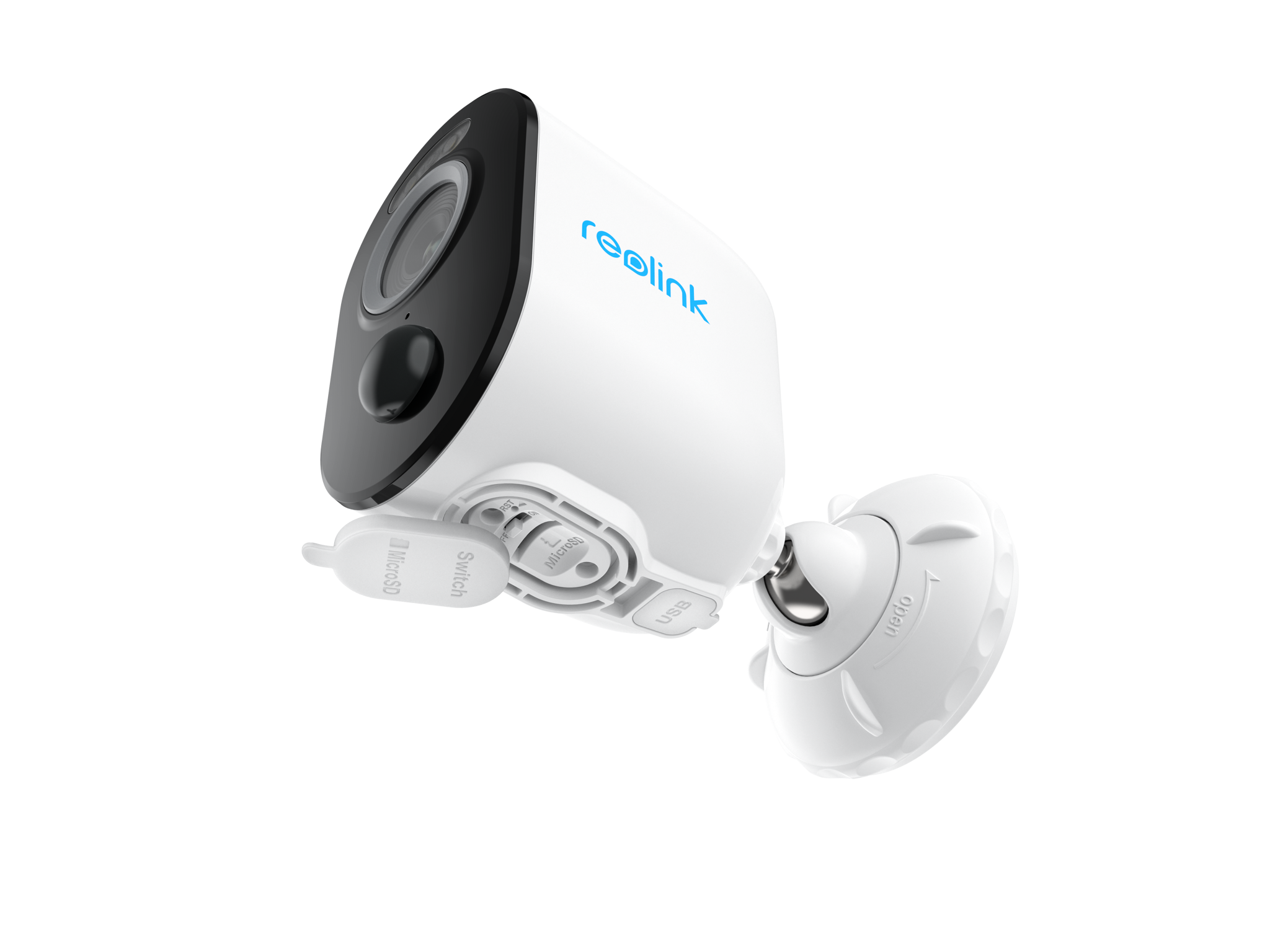 Reolink | Wi-Fi Security Camera with Motion Spotlight and Solar Panel | Argus Series B330 | Bullet | 4 MP | Fixed lens | IP65 | H.265 | Micro SD, Max. 128 GB | White