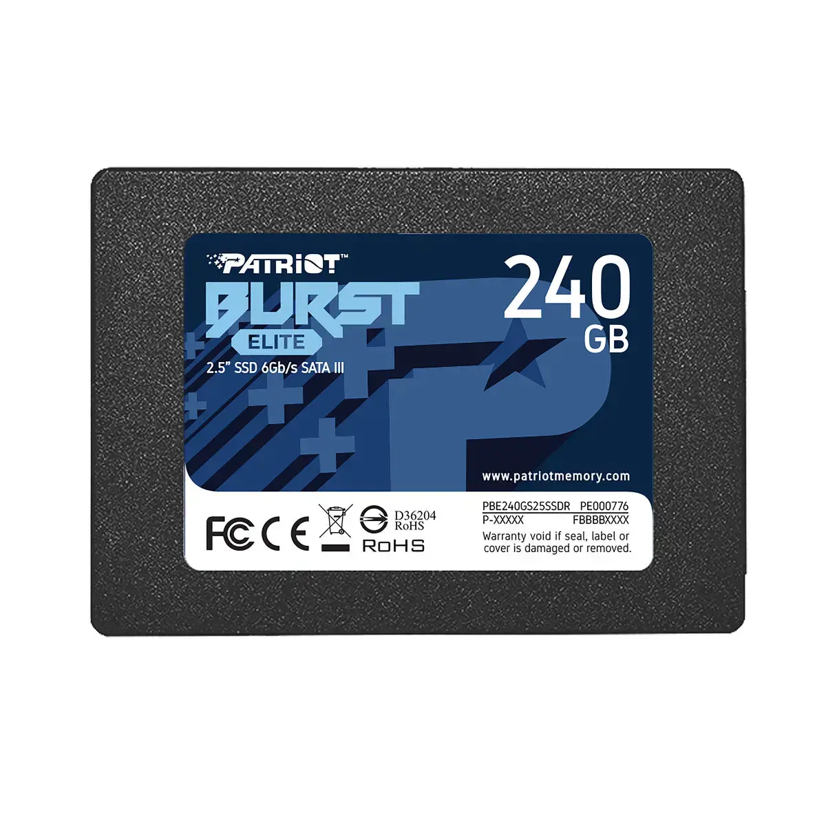 SSD diskas PATRIOT MEMORY Burst Elite 240 GB, 2.5", Serial ATA III