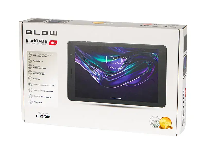 Tablet BLOW BlackTAB8 3/32GB 4G LTE