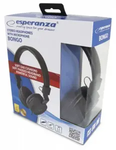 Esperanza EH212K HEADPHONES SMARTPHONE CONTROL WITH MICROPHONE.