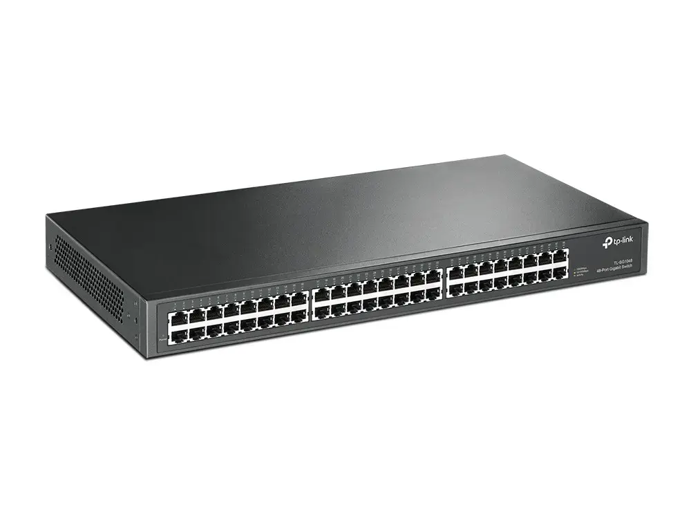 TP-Link TL-SG1048 Unmanaged Gigabit Ethernet (10/100/1000) 1U Black