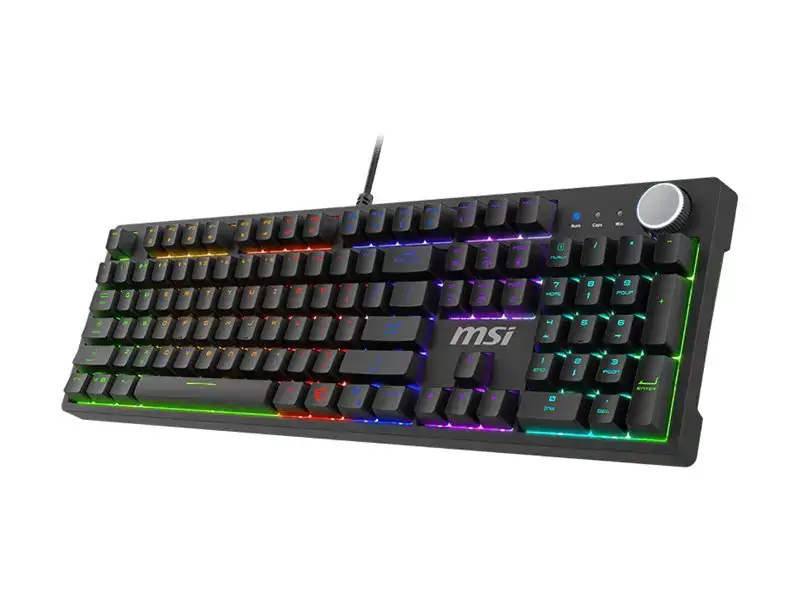 KEYBOARD GAMING BLACK US/FORGE GK310 RED MSI