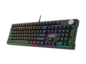 KEYBOARD GAMING BLACK US/FORGE GK310 RED MSI
