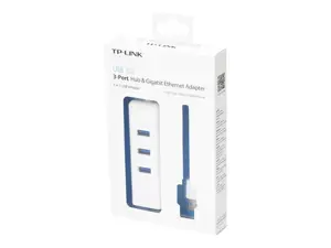 TP-Link UE330, USB 3.2 Gen 1 (3.1 Gen 1) Type-A, RJ-45, USB 3.2 Gen 1 (3.1 Gen 1) Type-A, 1000 Mbps, Balta, USB, Windows 10 Education, Windows 10 Education x64, Windows 10 Enterprise, Windows 10 Enterprise x64,...