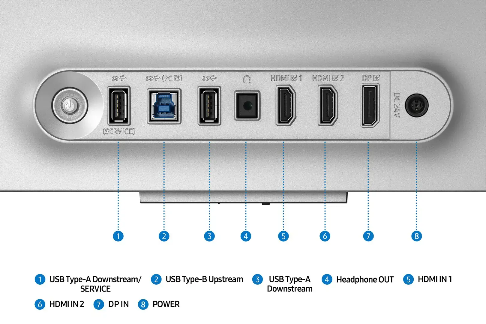 Samsung G81SF computer monitor 81.3 cm (32") 3840 x 2160 pixels 4K Ultra HD OLED Silver