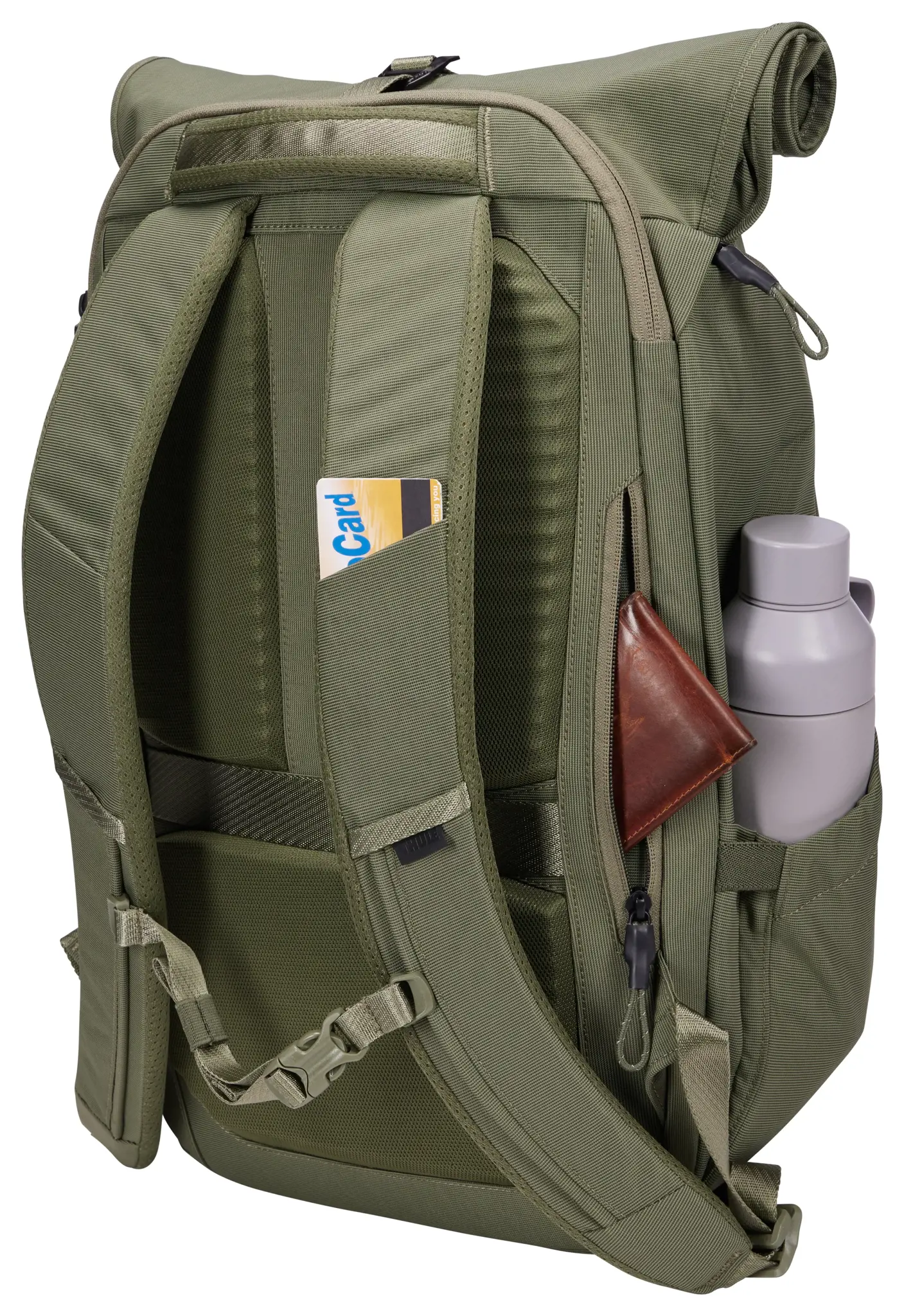 Thule Paramount PARABP3116 Soft Green, Miesto, Viengungis, 40,6 cm (16"), Nešiojamojo kompiuterio skyrius, Nailonas, Poliesteris