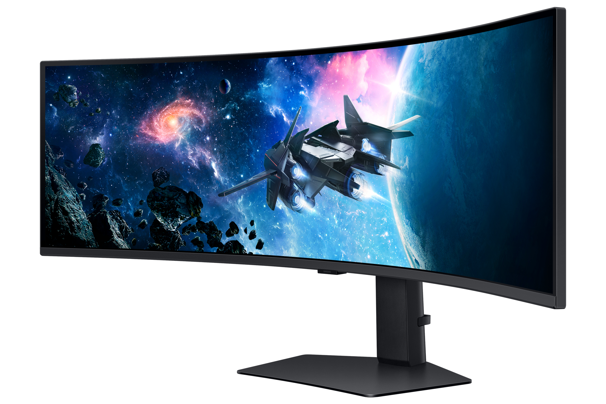 Samsung G95C, 124.5 cm (49"), 5120 x 1440 pixels, Dual QHD, LED, 1 ms, Black