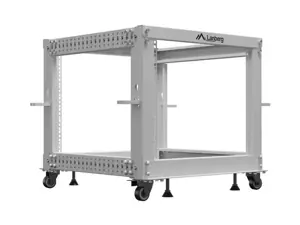 Lanberg Open Rack 19" 9U, adjustable | OR01-6109-S | 65.7 x 60 x 57.7 cm | Gray