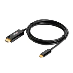 CLUB3D HDMI to USB Type-C 4K60Hz Active Cable M/M 1.8m/6 ft, 1.8 m, HDMI Type A (Standard), USB Type-C, Male, Male, Meets ROHS, FCC, and CE EMI requirements Note: - Please update your TV Firmware to the version...