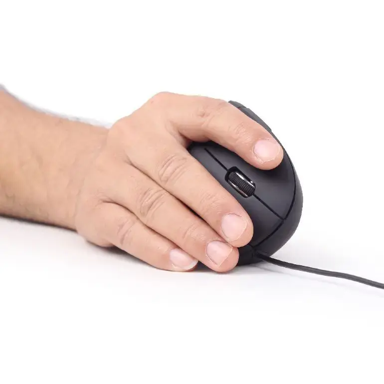 GEMBIRD MUS-ERGO-01 Gembird Ergonomiška 6 mygtukų optinė pelė MUS-ERGO-01, 3200 DPI, USB, juoda
