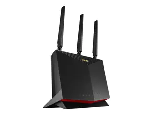 ASUS 4G-AC86U, "Wi-Fi 5" (802.11ac), dviejų dažnių (2,4 GHz / 5 GHz), Ethernet LAN, 3G, juodas, stalinis maršrutizatorius